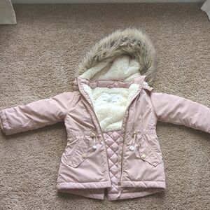 HM Toddler Pink winter coat US 3-4 years